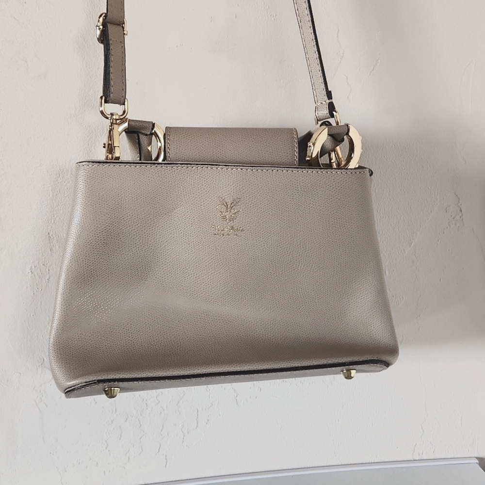 AMAZING Vera Pelle Italy LEATHER Bag. Bought in Paris never used was in storage.